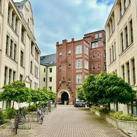 Meos 2 -Zentrum-Hofblick-Gym-Netflix Leipzig Exterior photo